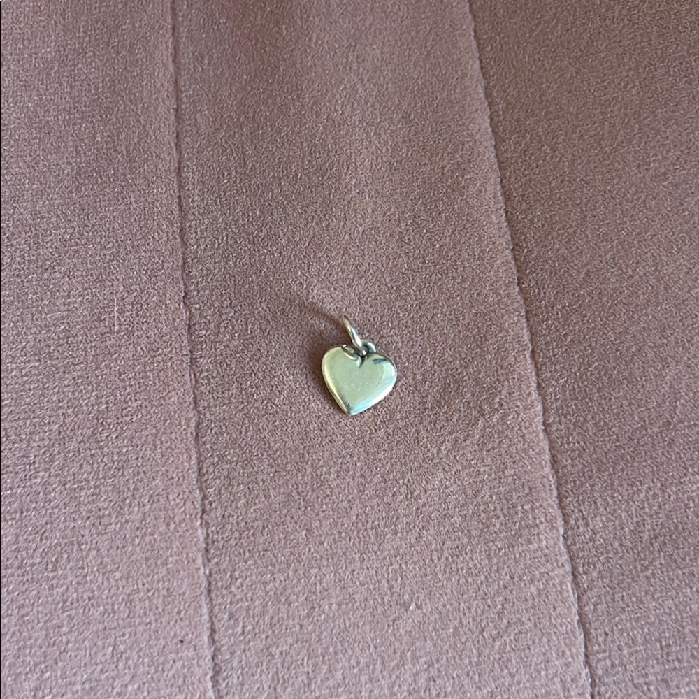 James Avery Silver Classic Heart Pendant